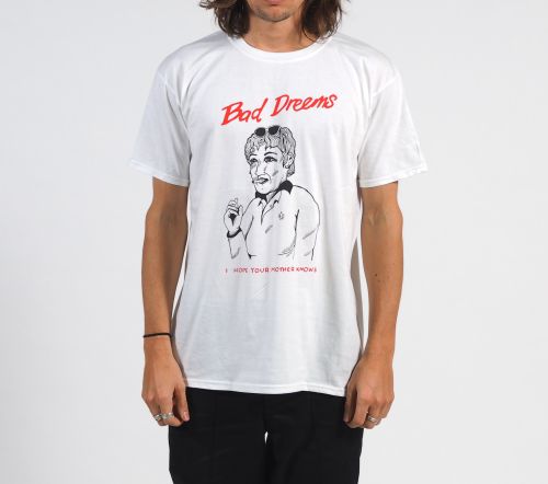 Mother Knows White Tshirt by Bad Dreems