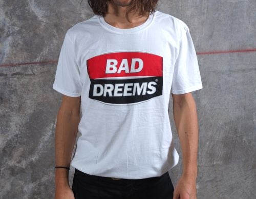 West End White Tshirt by Bad Dreems