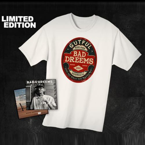 ‘Gutful' Limited Edition CD + t-shirt bundle by Bad Dreems